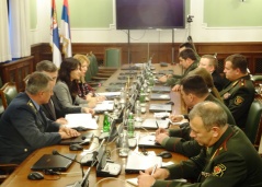 16 November 2015   The Chairperson of the Defence and Internal Affairs Committee in meeting with the Belarusian Defence Minister